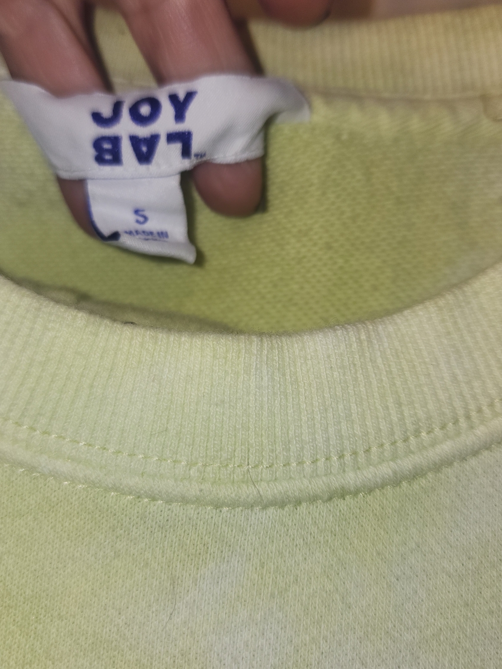JoyLab Yellow Tie-Dye Pullover Sweat Outfit Set - Picture 2 of 4